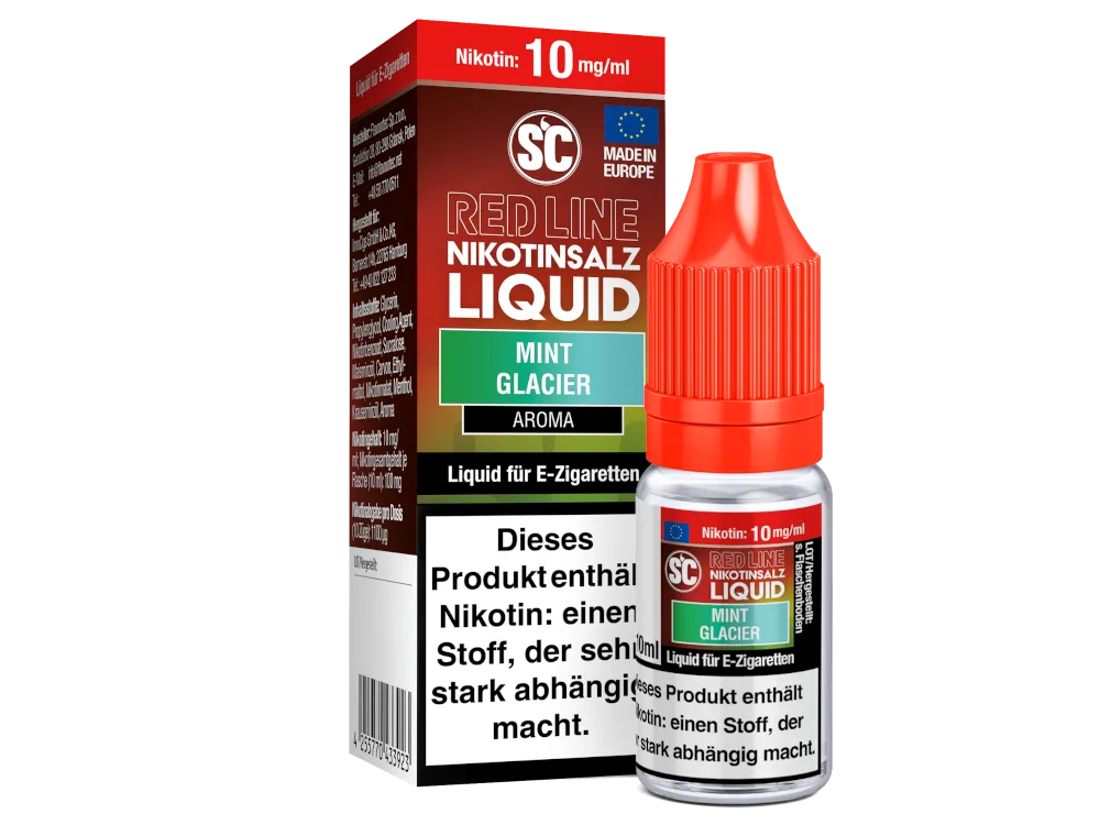 SC-RED LINE Mint Glacier - Nikotinsalz Liquid 10 mg/ml