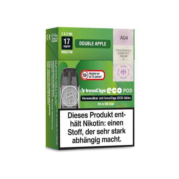 InnoCigs - Eco Double Apple 2x Pods 17mg