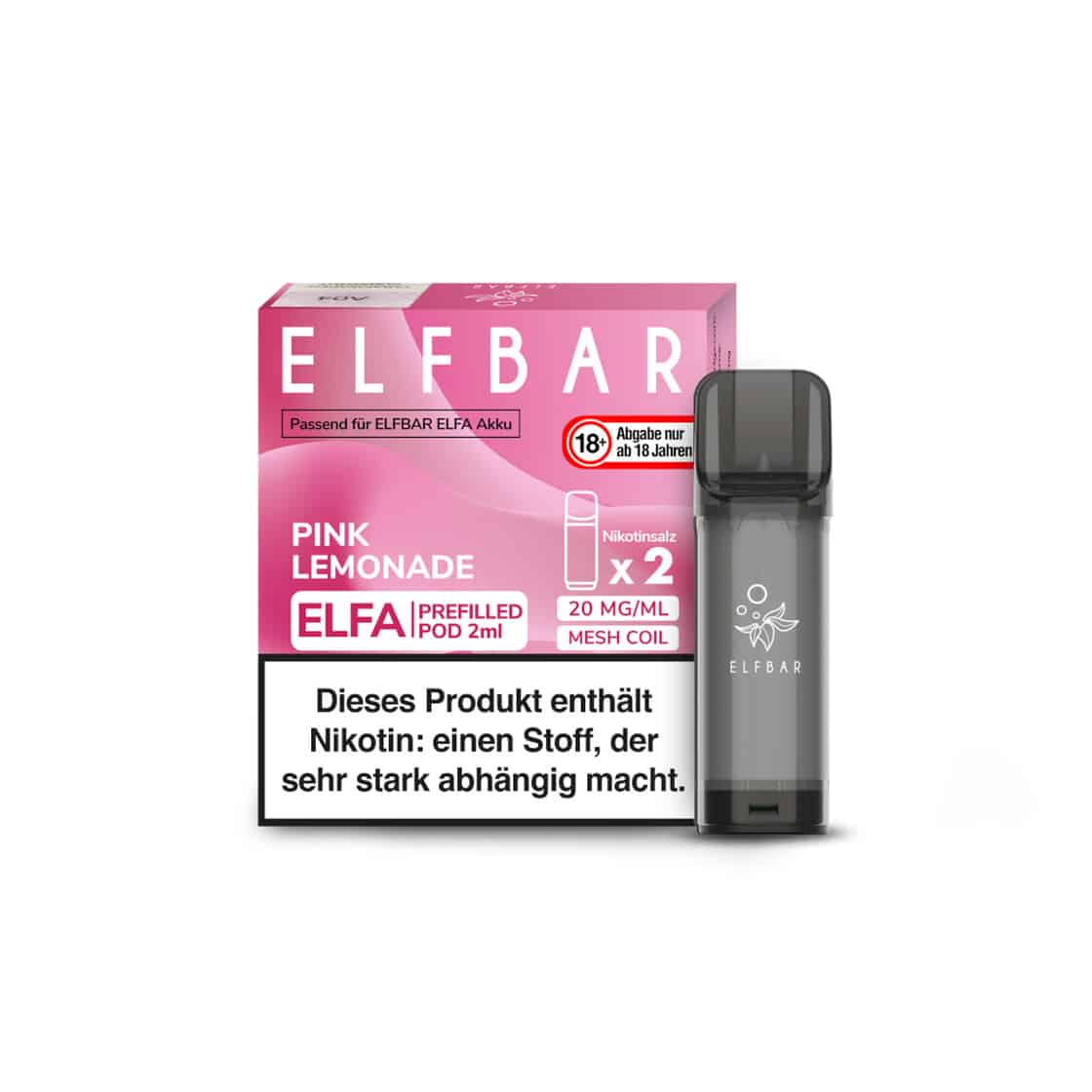 ELF BAR - ELFA Pink Lemonade 2x Pods 600 Züge