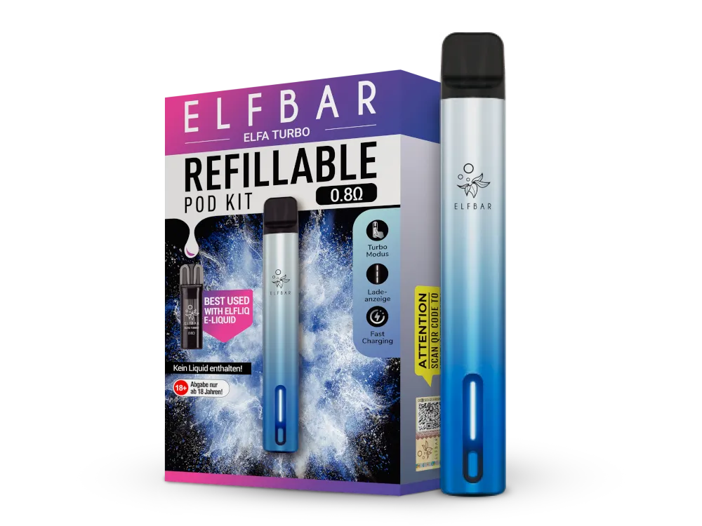 ELF BAR - ELFA TURBO Aurora-Cyan POD KIT