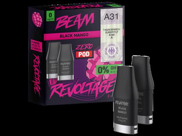 REVOLTAGE - BEAM Black Mango 2x Pods 600 Züge ohne Nikotin