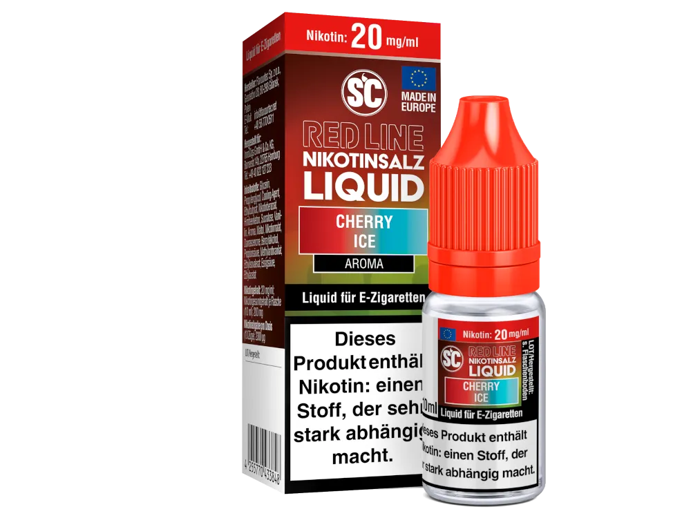 SC-RED LINE Cherry Ice - Nikotinsalz Liquid 20 mg/ml