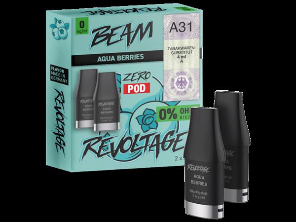 REVOLTAGE - BEAM Aqua Berries 2x Pods 600 Züge ohne Nikotin