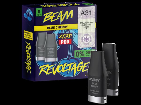 REVOLTAGE - BEAM Blue Cherry 2x Pods 600 Züge ohne Nikotin