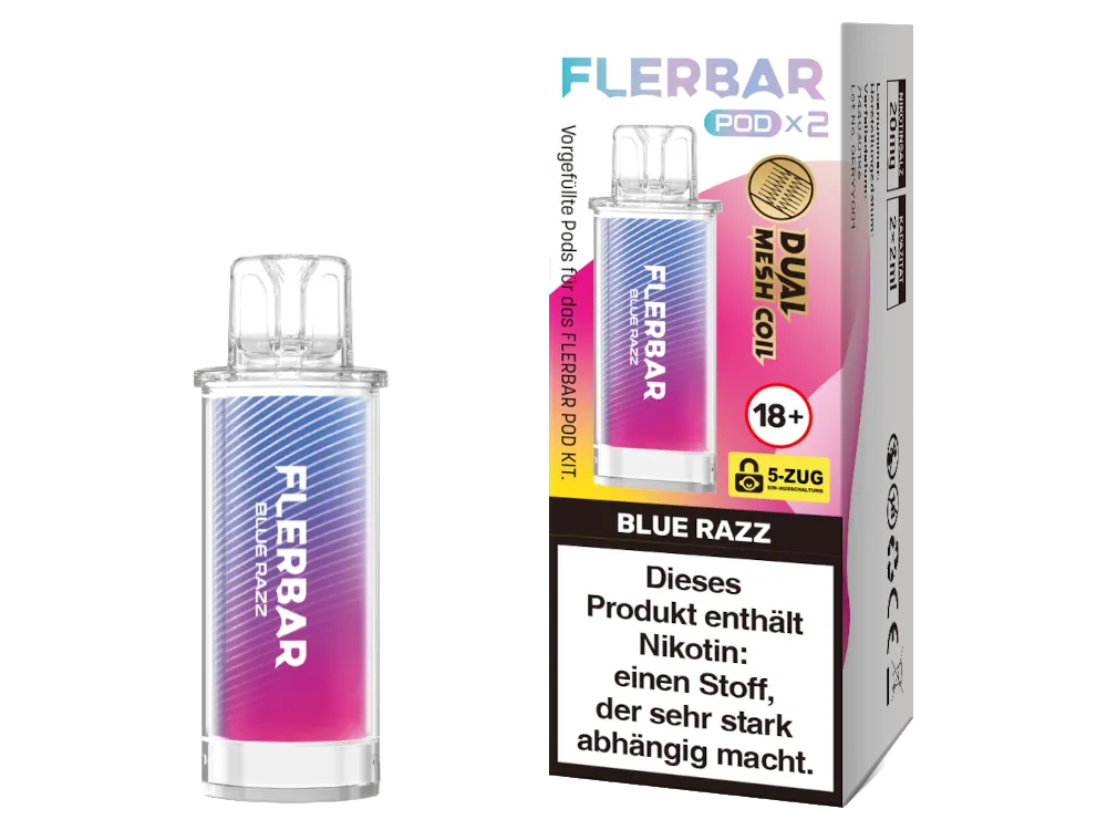 FLERBAR POD - BLUE RAZZ