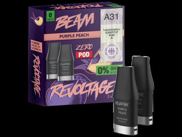 REVOLTAGE - BEAM Purple Peach 2x Pods 600 Züge ohne Nikotin