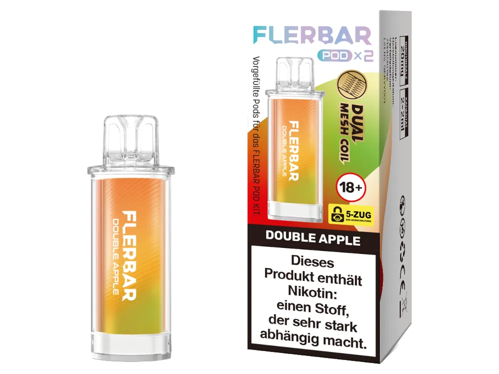 FLERBAR POD - DOUBLE APPLE