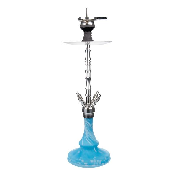 Jookah Edelstahl-Shisha - Stainphony #07 Big Steel-Blue