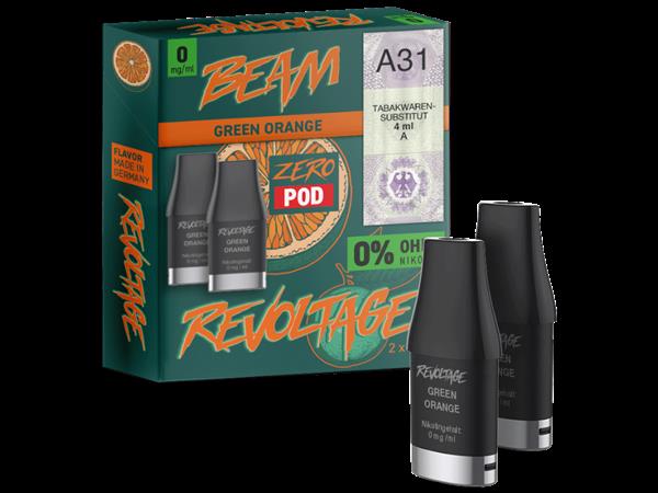 REVOLTAGE - BEAM Green Orange 2x Pods 600 Züge ohne Nikotin