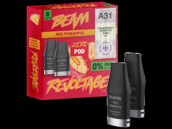 REVOLTAGE - BEAM Red Pineapple 2x Pods 600 Züge ohne Nikotin